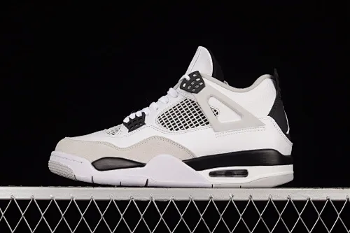 All categories Air Jordan Jordan series basketball shoes Air Jordan 4 L version Air Jordan 4 "Military Black" AJ4 Joe 4 gray and black stitching DH6927-111
